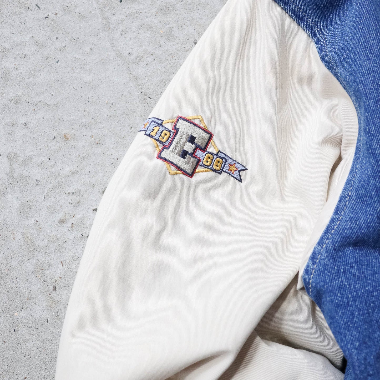 Eeyore Disney Denim Varsity Bomber Jacket - 90s (S)