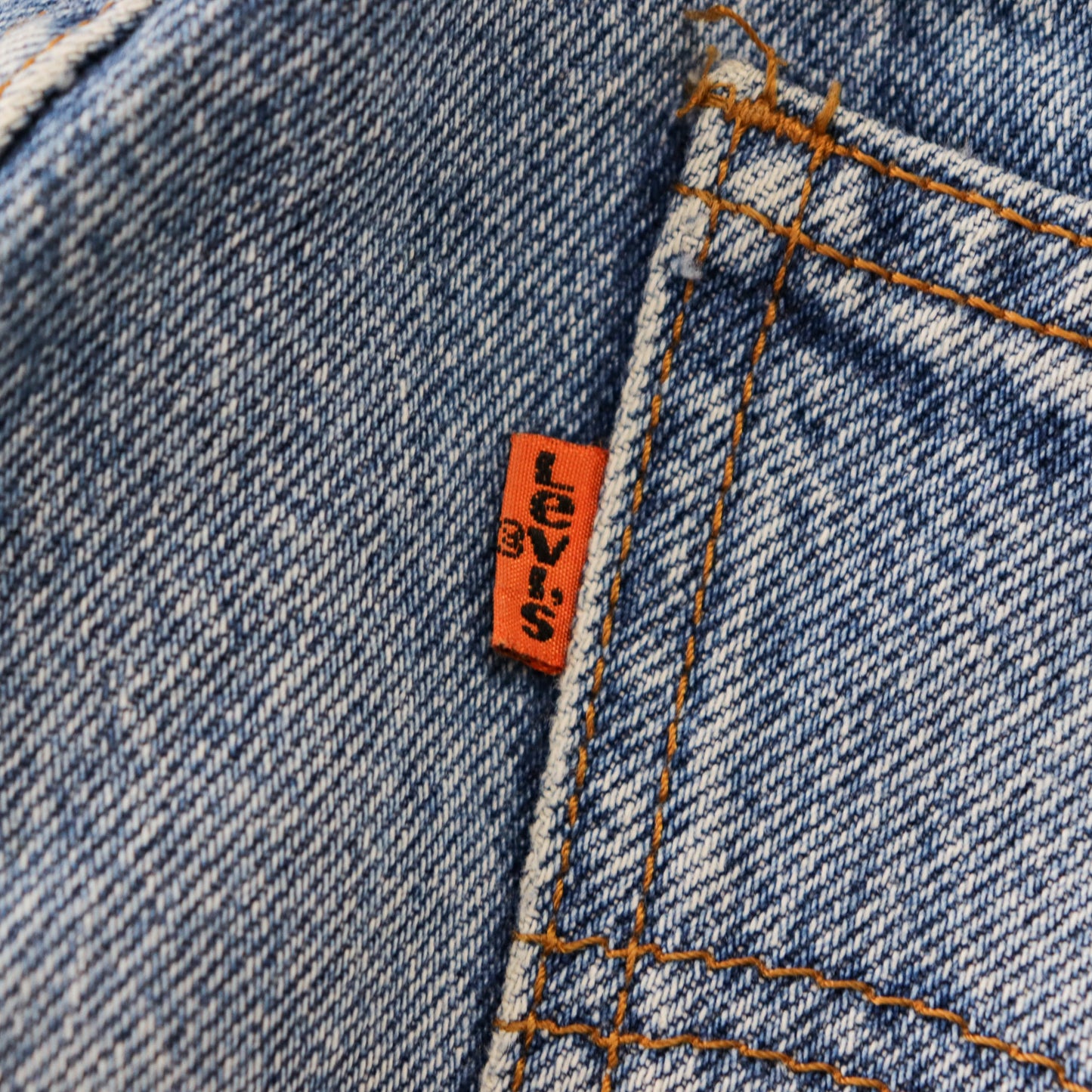 Vintage 80s Levi's 604 Orange Tab Jeans - 36x30
