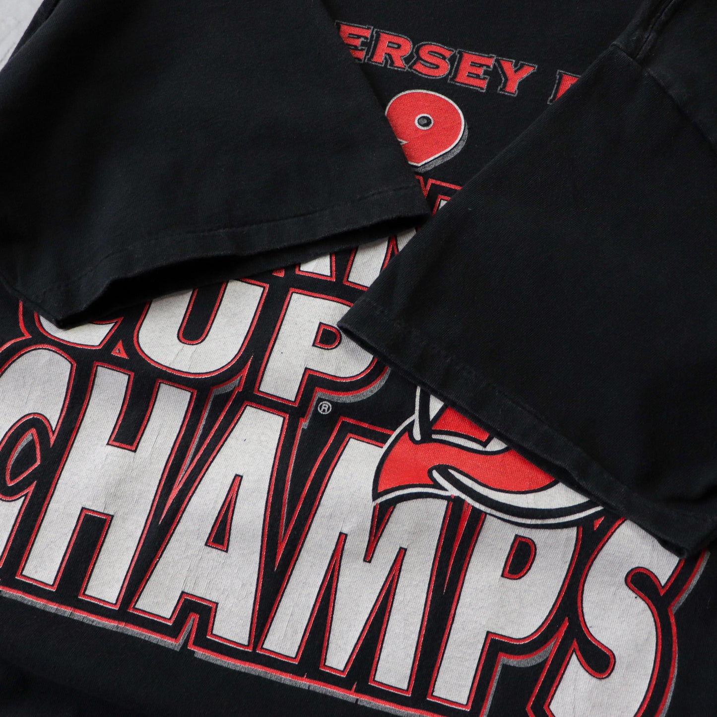 Vintage 1995 New Jersey Devils NHL Champions Tee - L