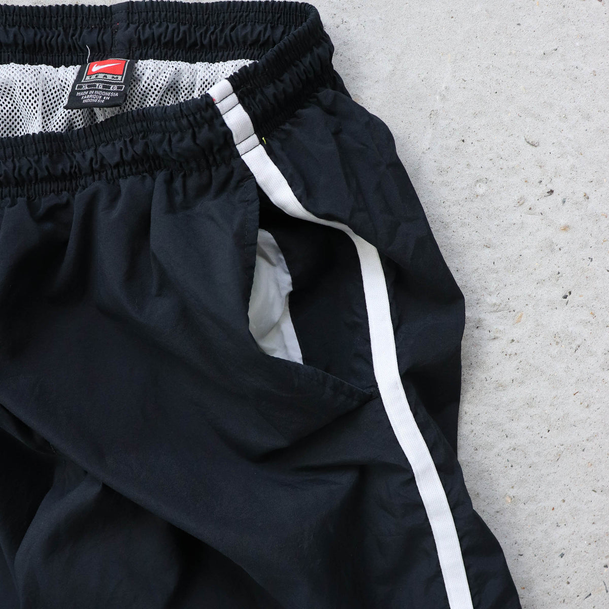 Nike Mini Swoosh Striped Track Pants - 90s (XL)