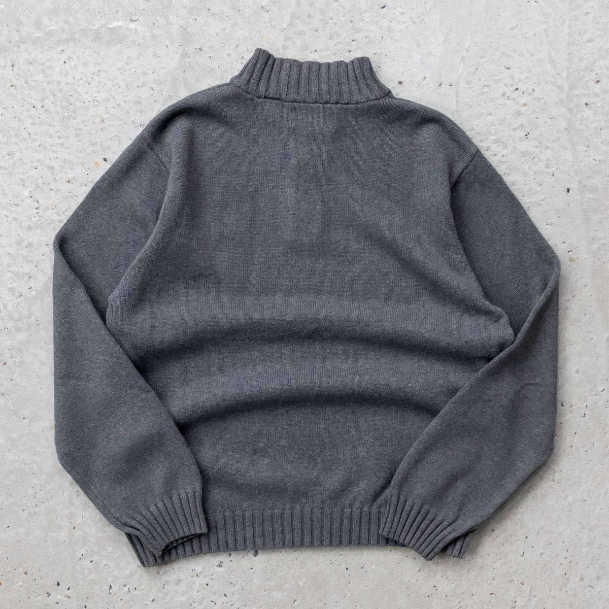 Chaps Ralph Lauren 1/4 Button Knit Sweater - 2000s (L)