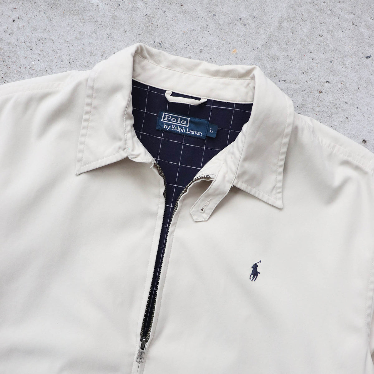 Polo Ralph Lauren Plaid Lined Harrington Jacket - 2000s (L)