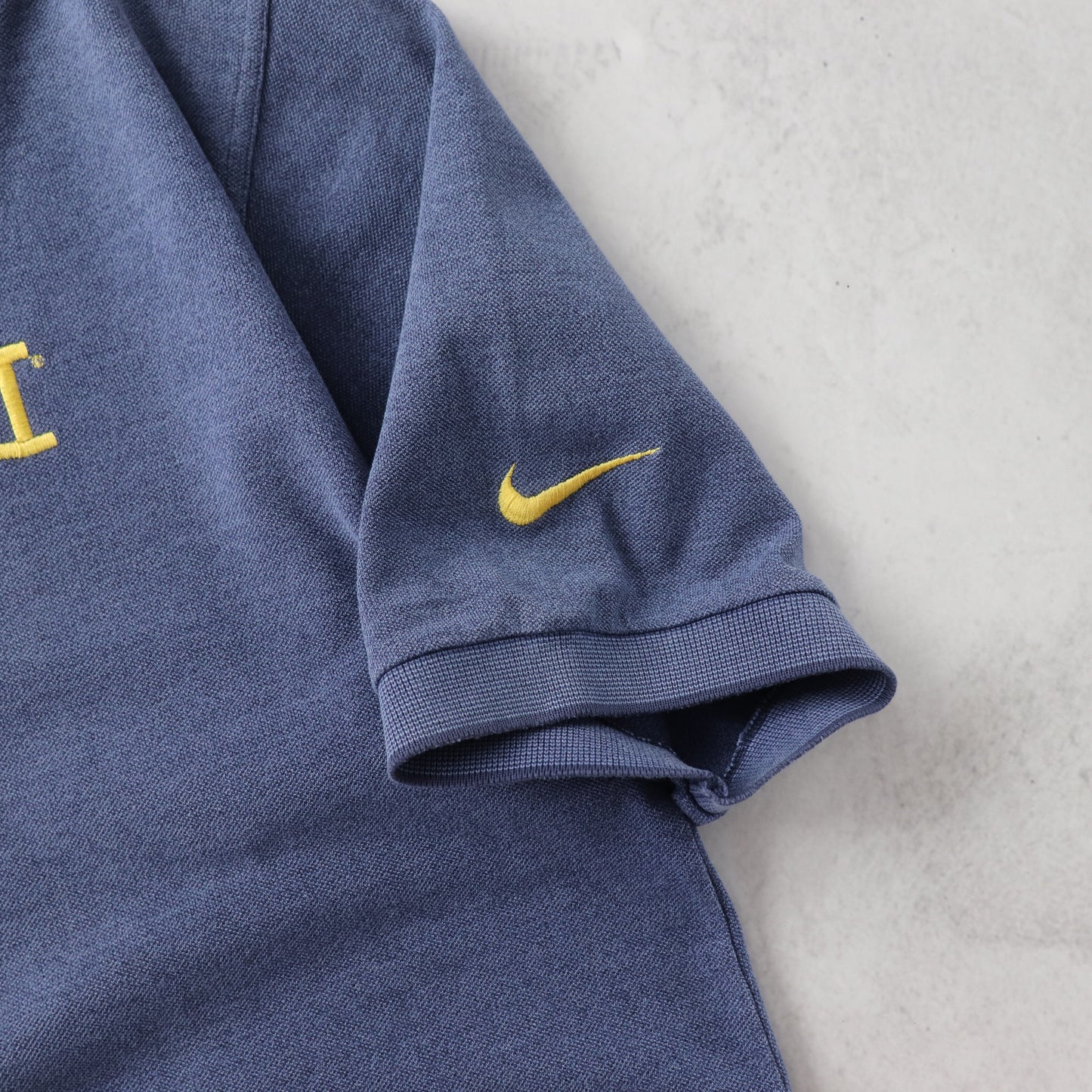 Vintage 90s Nike Michigan Wolverines NCAA Polo Shirt - L