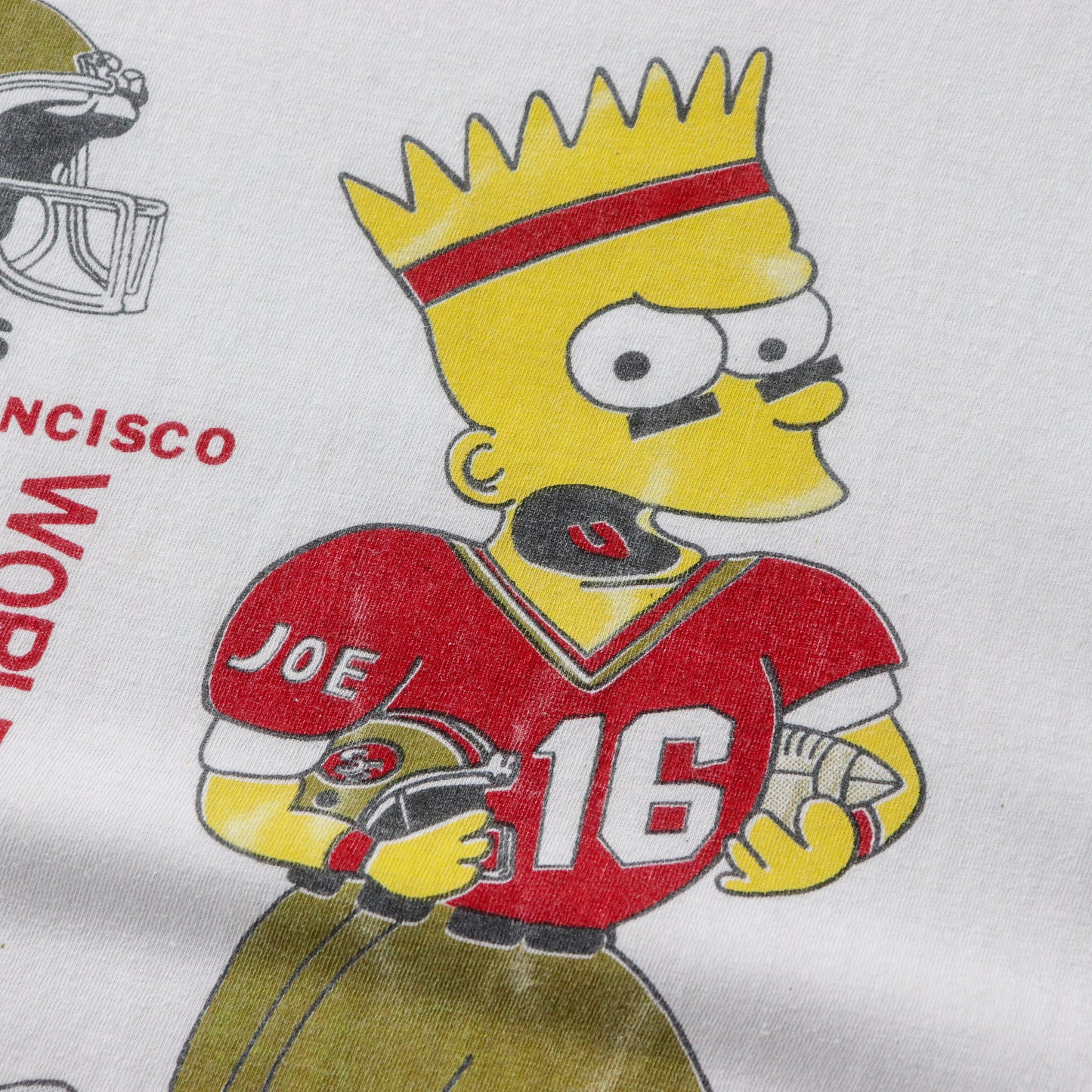 Vintage 80s Bart Simpson x San Francisco 49ers NFL Tee - XL