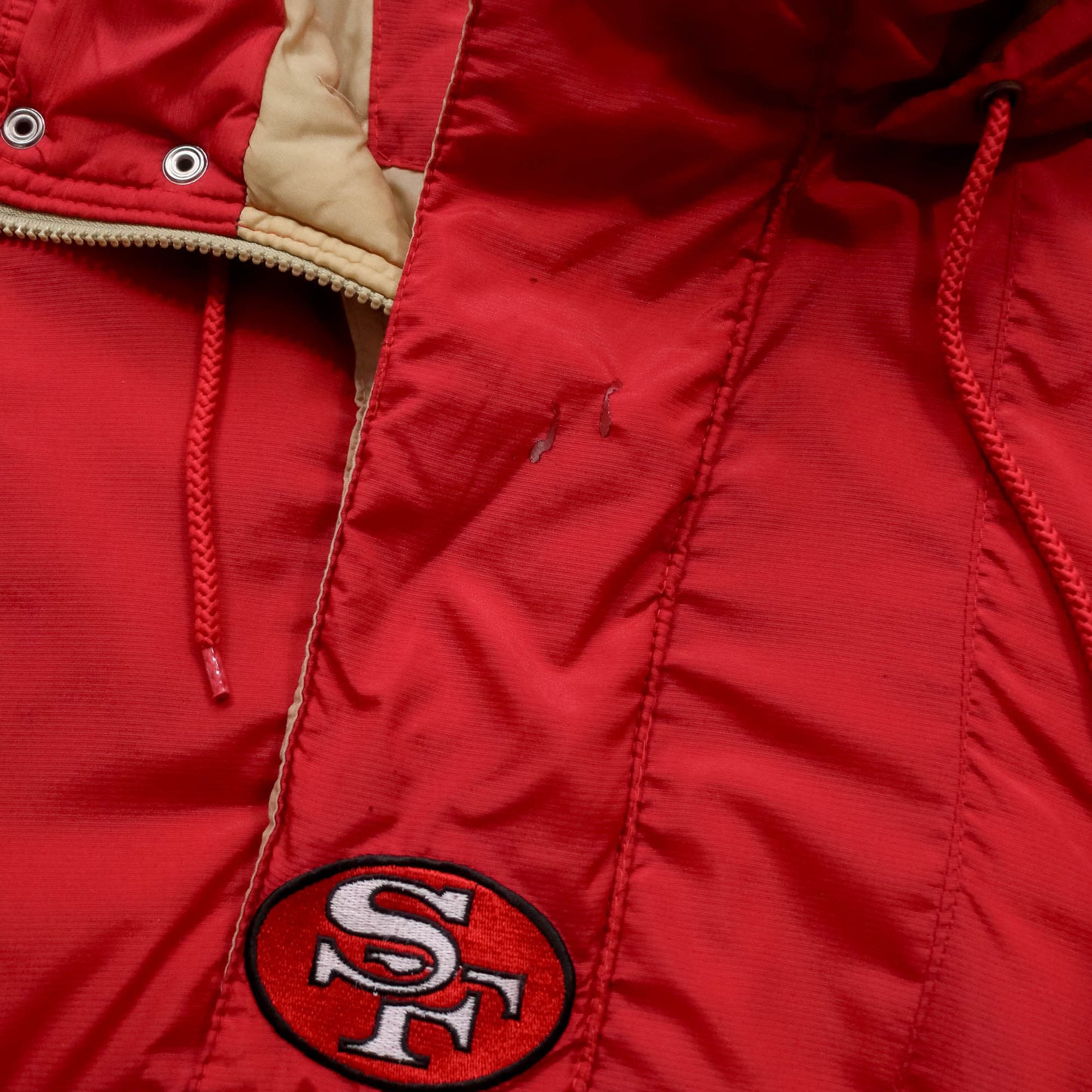 San Francisco 49ers Starter NFL Puffer Jacket - 90s (L)