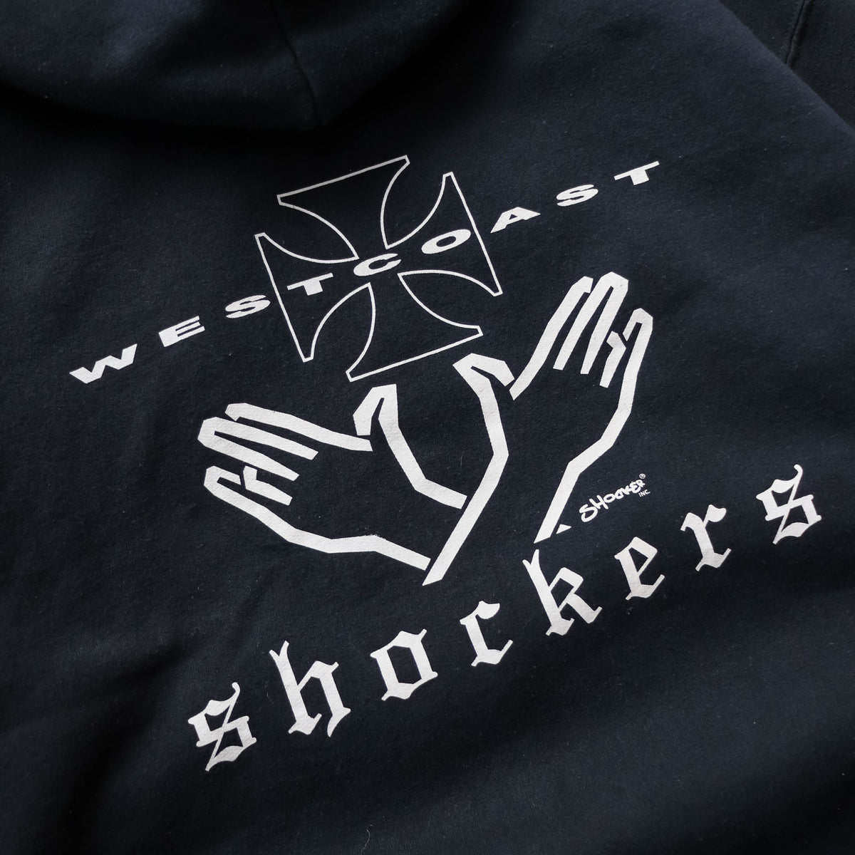 Shocker Inc West Coast Choppers Parody Hoodie - 2000s (L)