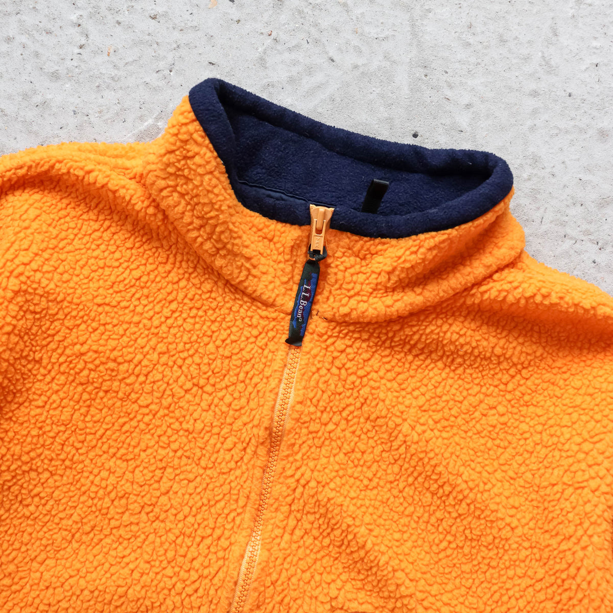 L.L Bean 1/2 Zip Sherpa Fleece Pullover - 90s (L)
