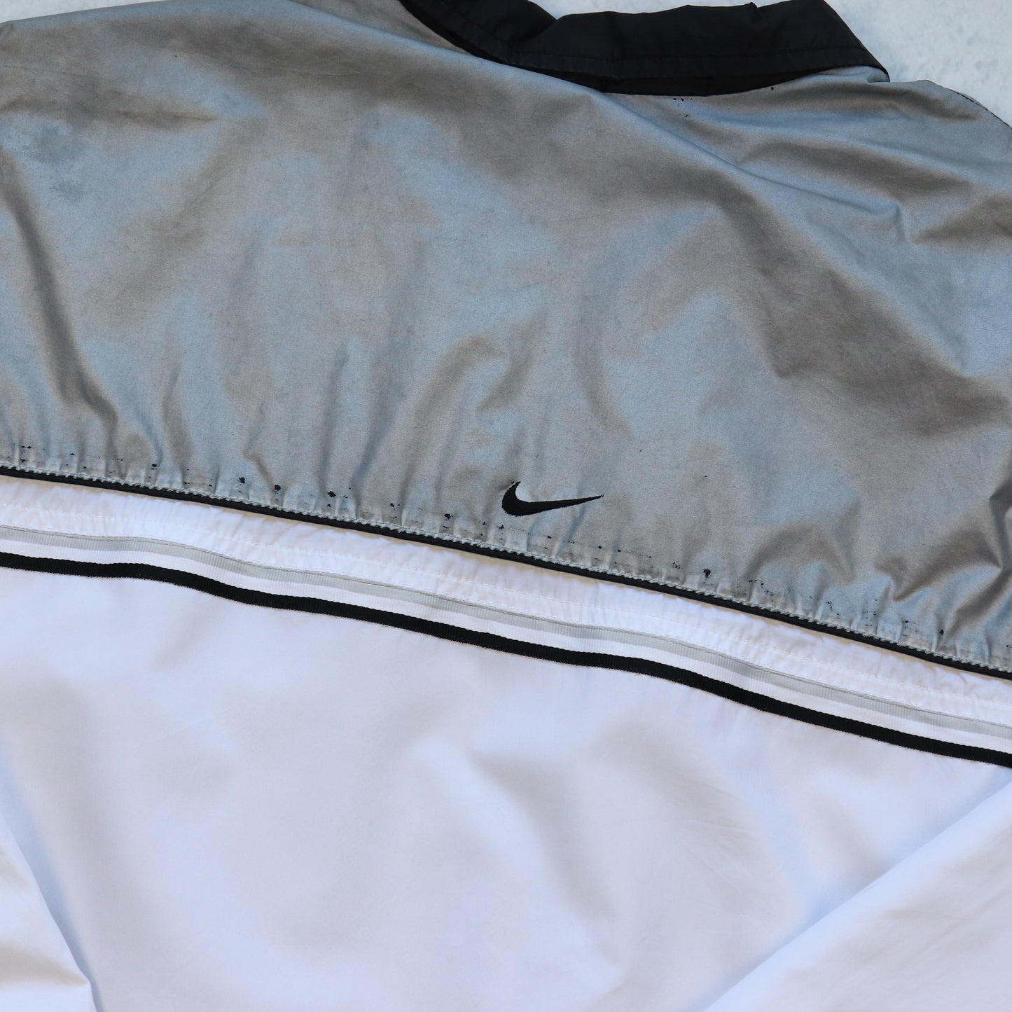 Vintage 90s Nike Spellout Windbreaker Jacket - S