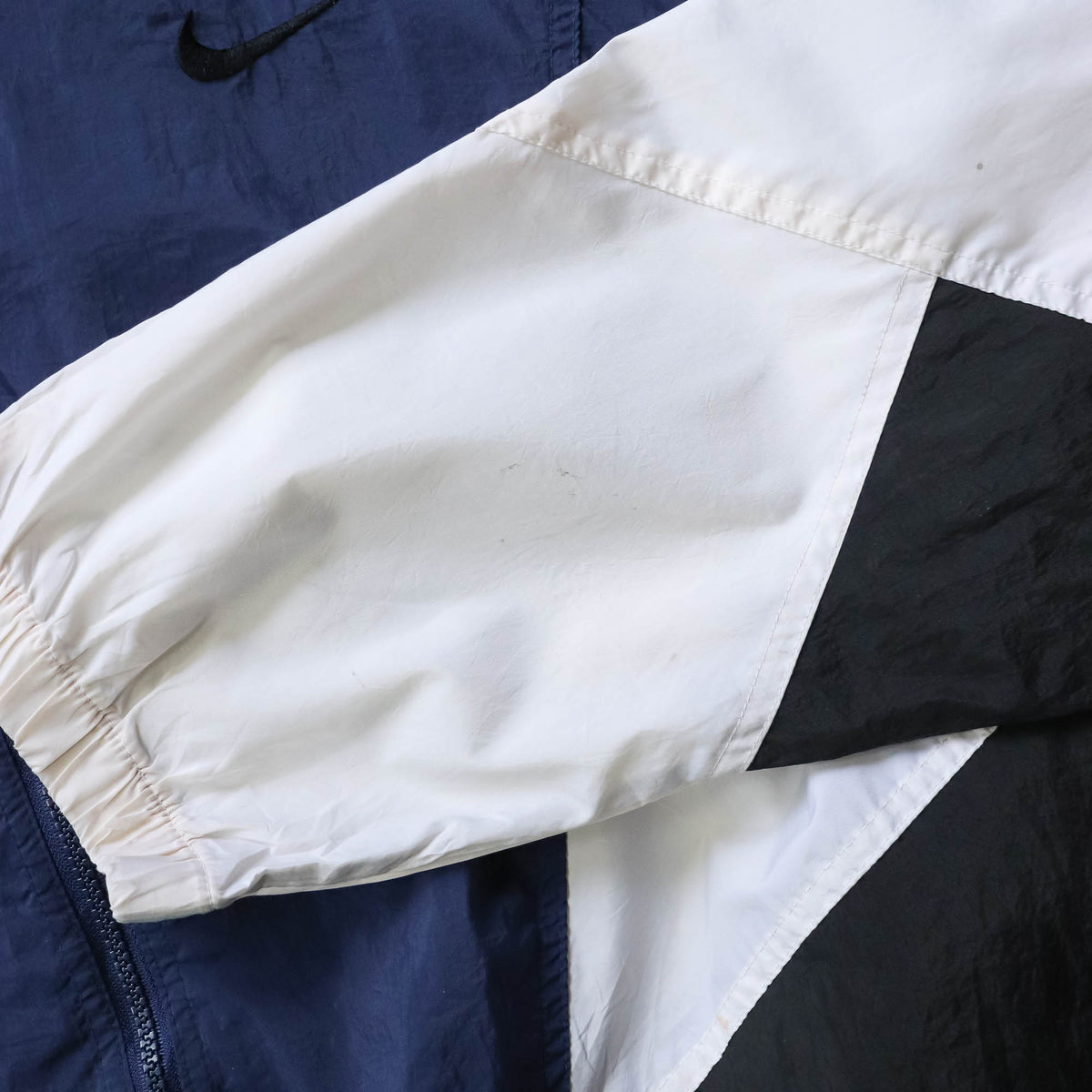 Nike Big Swoosh Colourblock Windbreaker Jacket - 90s (XL)
