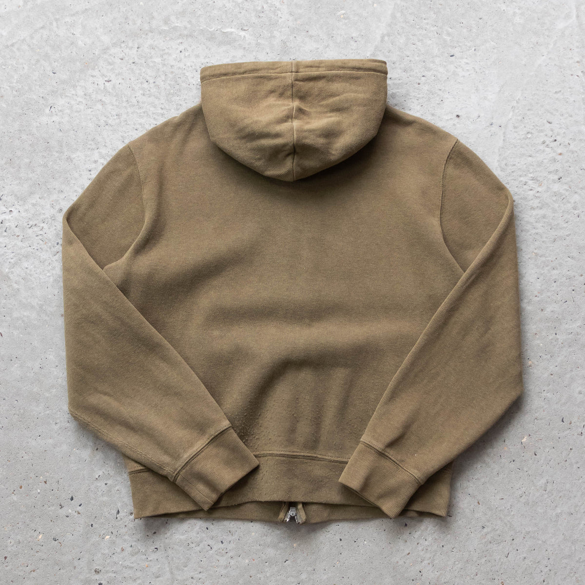 Polo Ralph Lauren Ribbed Zip-Up Hoodie – 2000s (M)