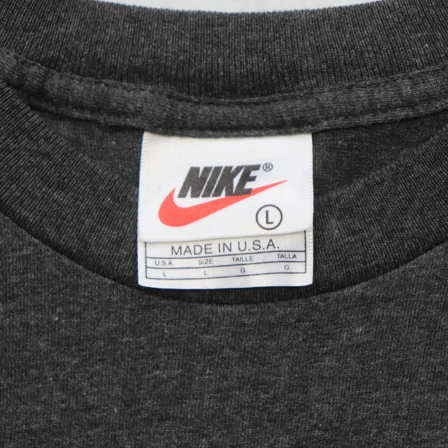 Vintage 90s Nike Big Swoosh Tee - L