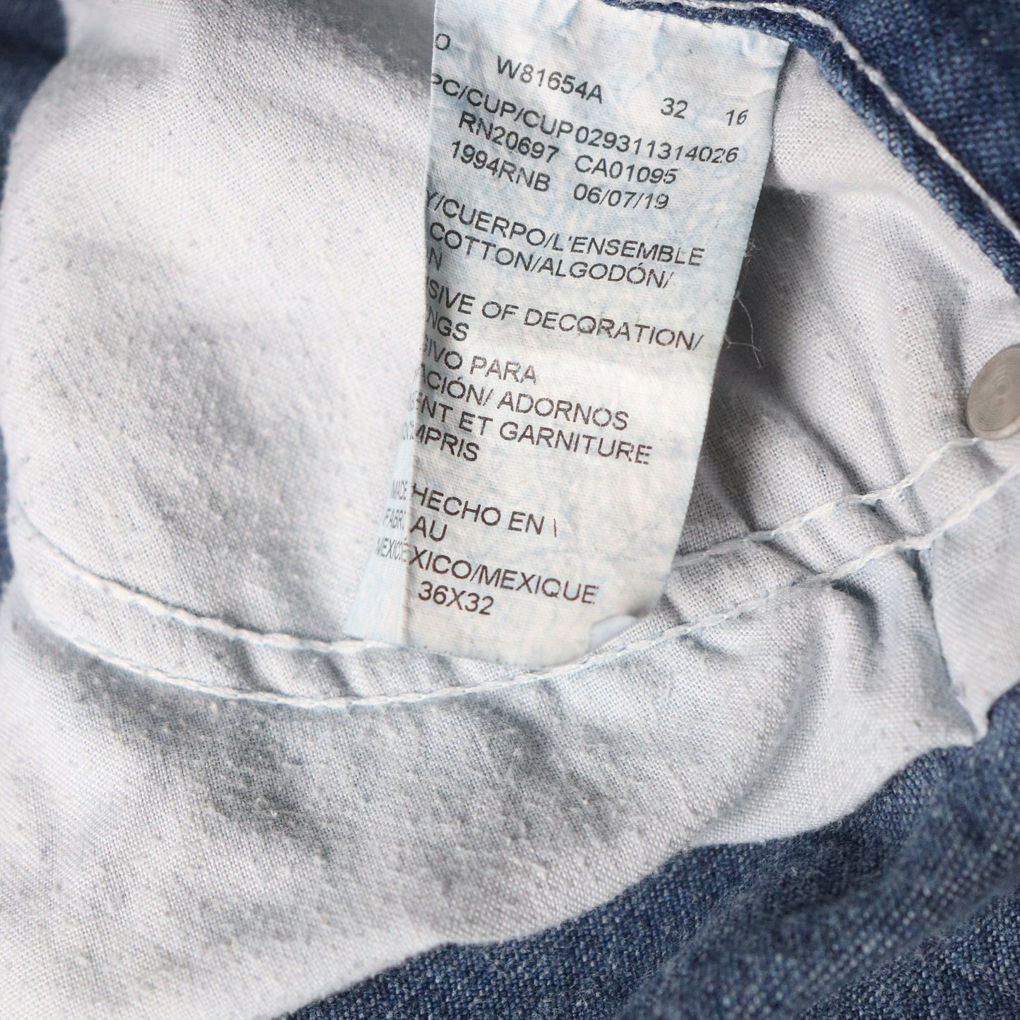 Vintage Dickies Denim Carpenter Pants - 36x32 - AL Vintage