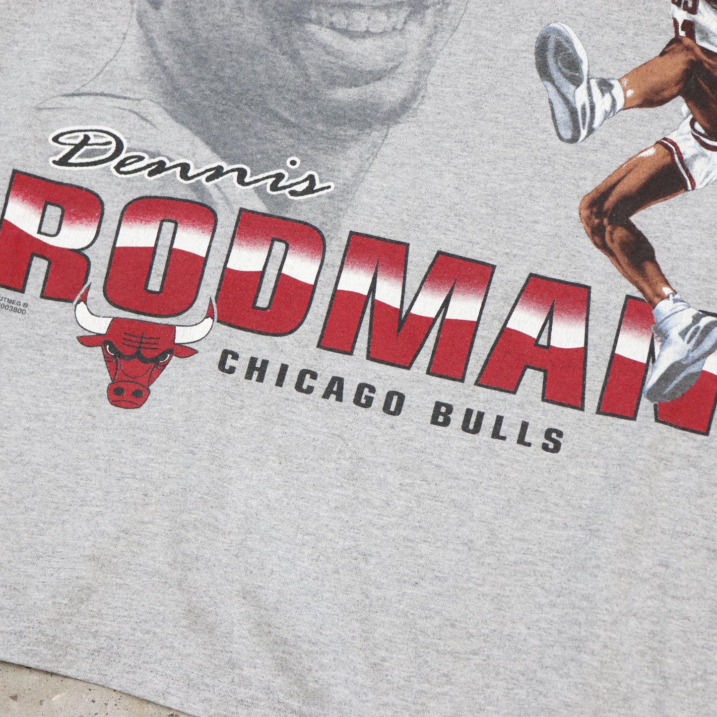 Vintage 90s Dennis Rodman Chicago Bulls NBA Tee - M