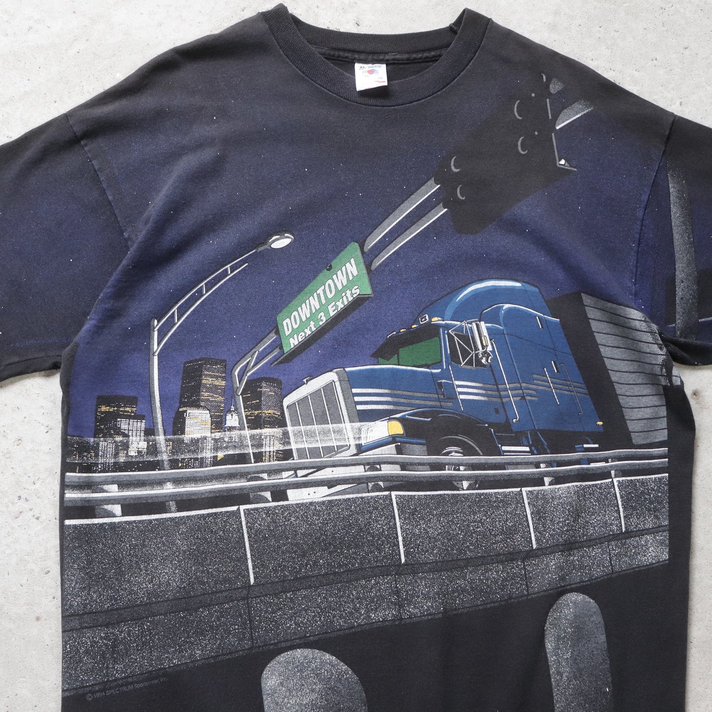 Vintage 1994 Truckstops of America AOP Tee - XL
