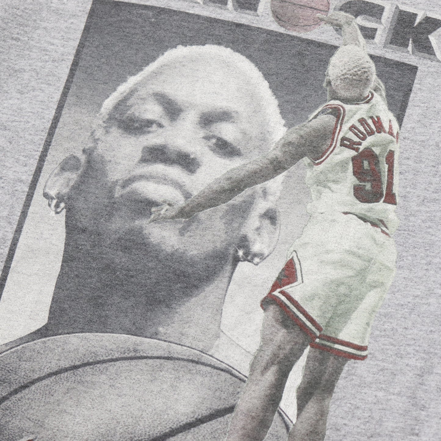 Vintage 90s Dennis Rodman Converse Chicago Bulls Tee - M