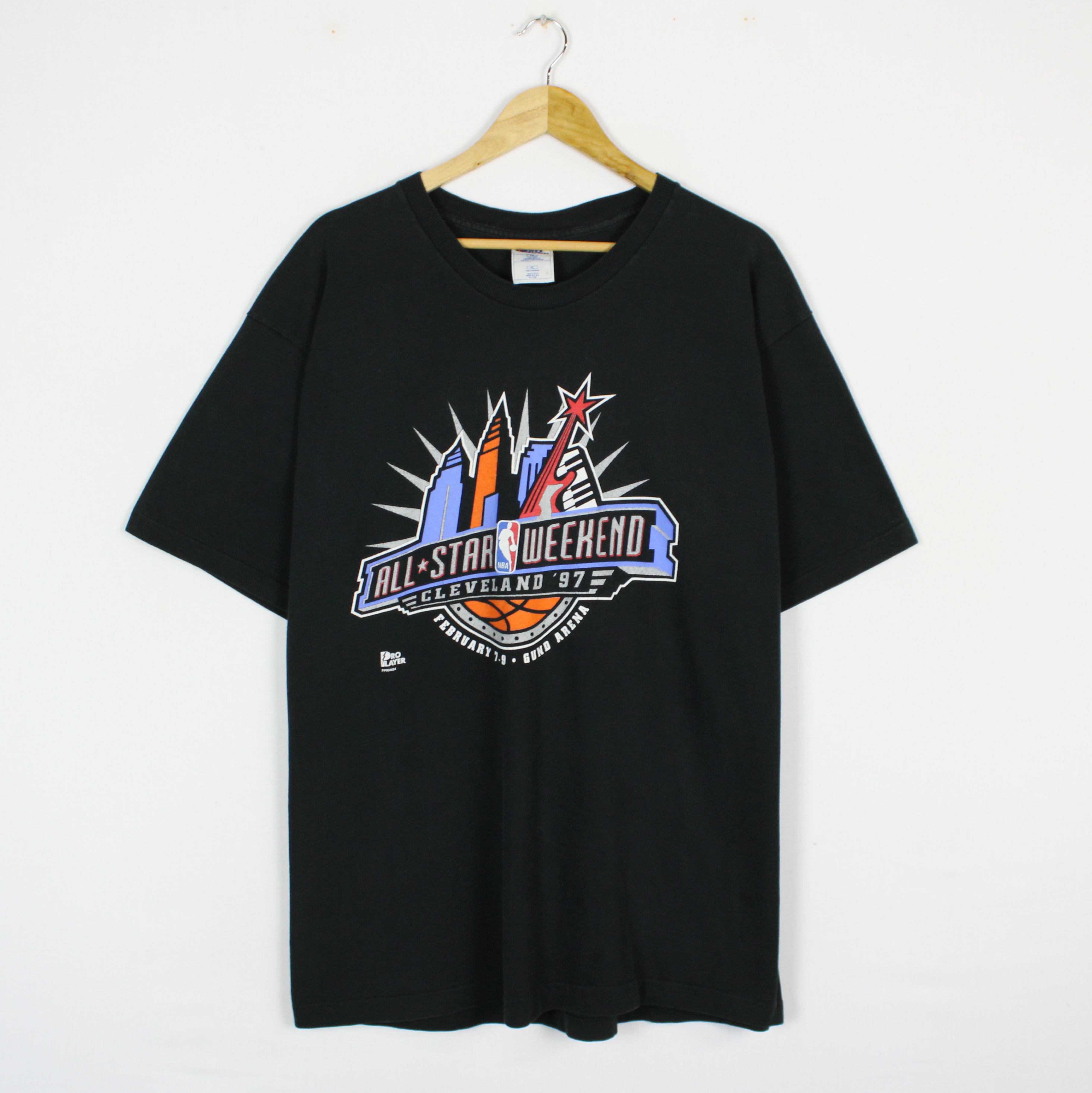 90s All Star Game 1997 MLB Cleveland Indians t-shirt Extra Large - The  Captains Vintage