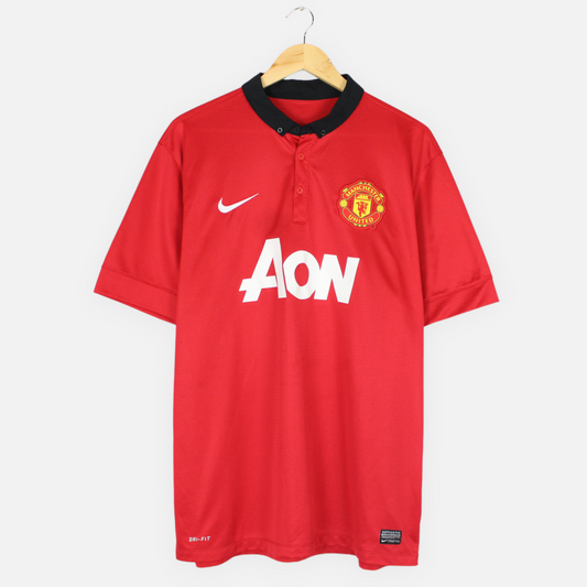 Manchester United 2013/14 Home Nike Jersey - XL - AL Vintage