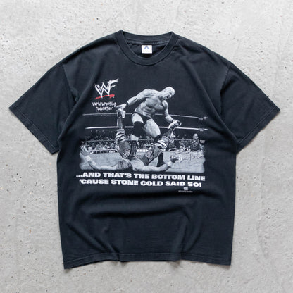 Stone Cold Steve Austin Bottom Line WWF Tee – 1997 (XL)