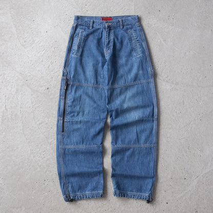 Vintage 2000s Levi's Double Knee Denim Cargo Pants - 30x32 - AL Vintage