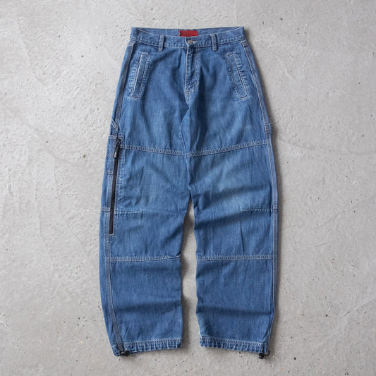 Vintage 2000s Levi's Double Knee Denim Cargo Pants - 30x32 - AL Vintage