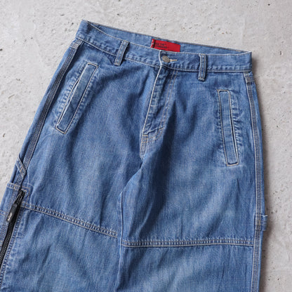 Vintage 2000s Levi's Double Knee Denim Cargo Pants - 30x32 - AL Vintage