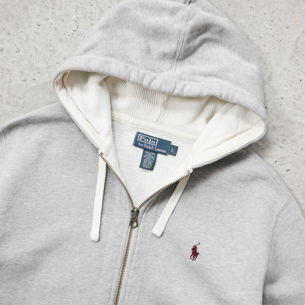 Polo Ralph Lauren Zip-Up Hoodie – 2000s (L)