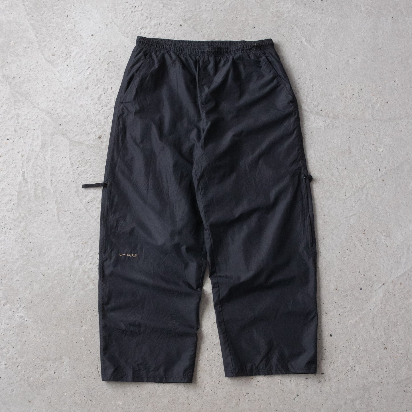 Vintage 2000s Nike Spellout Track Pants - L