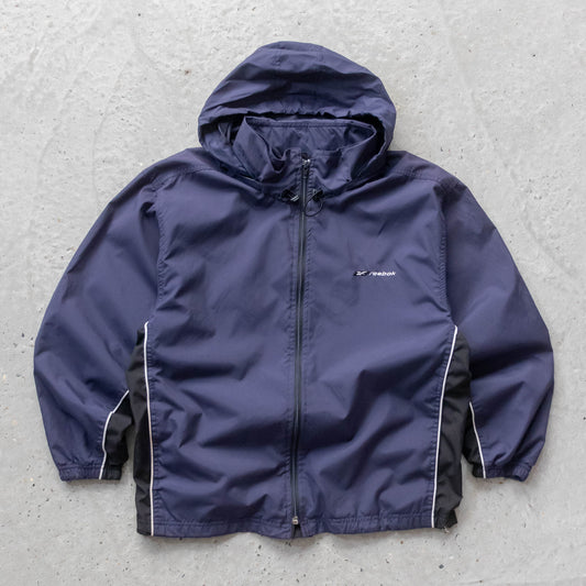 Reebok Spellout Technical Windbreaker Jacket - 90s (S)