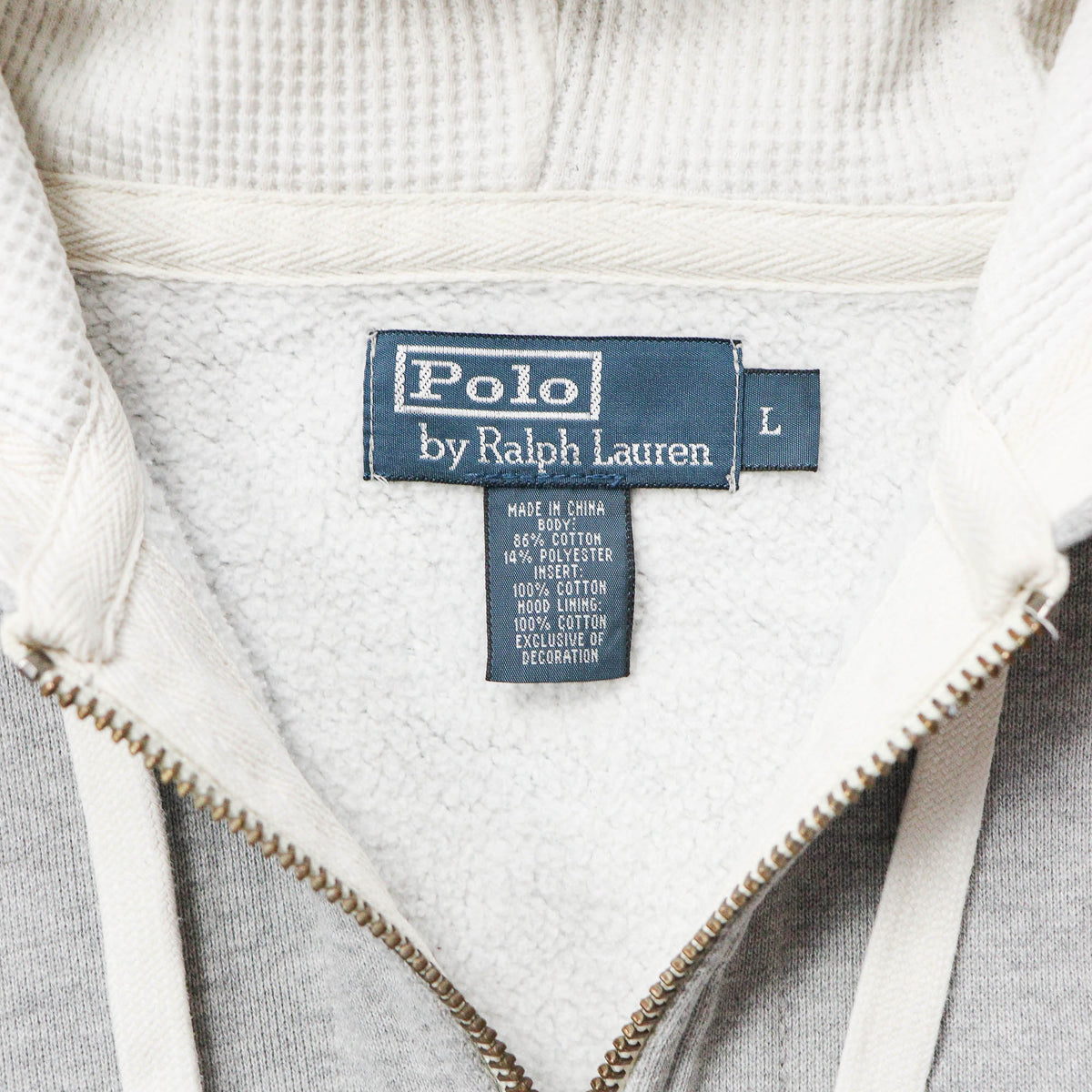 Polo Ralph Lauren Zip-Up Hoodie – 2000s (L)