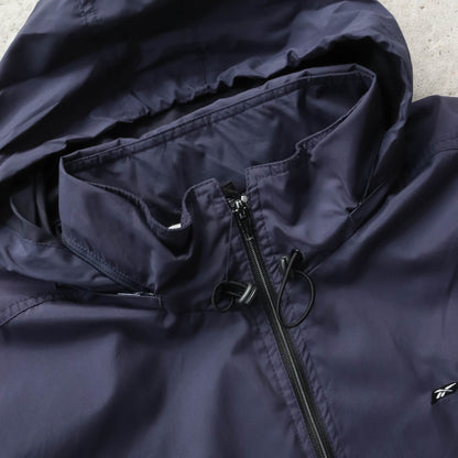 Reebok Spellout Technical Windbreaker Jacket - 90s (S)