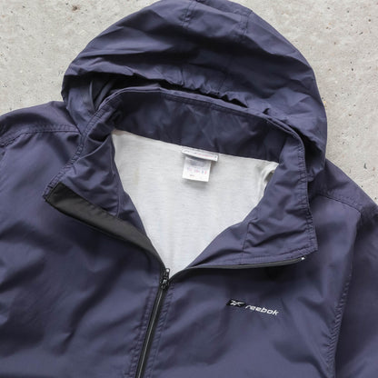 Reebok Spellout Technical Windbreaker Jacket - 90s (S)