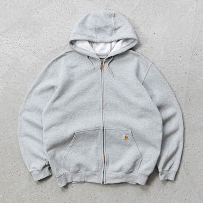 Carhartt Logo Patch Zip-Up Hoodie - 2000s (L)