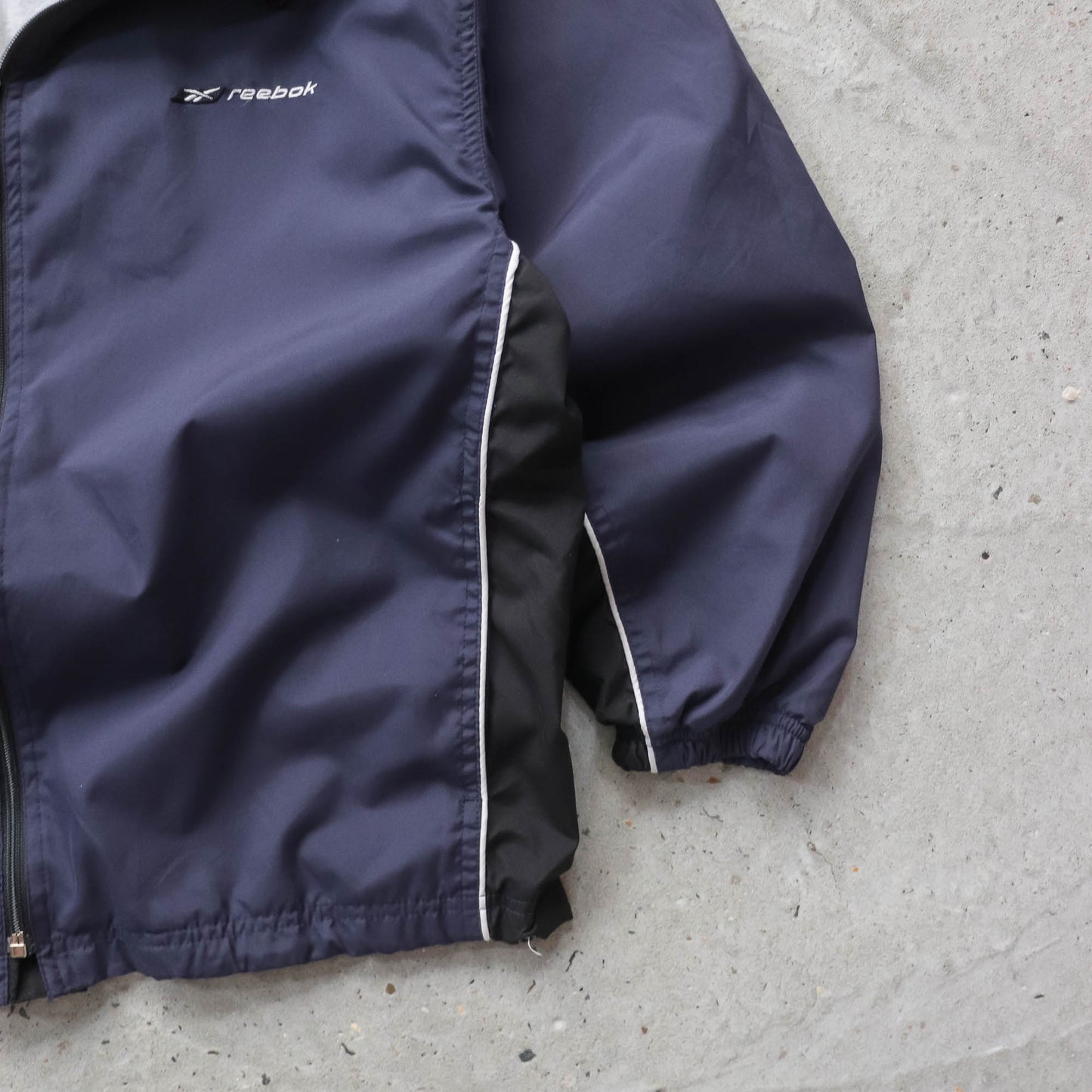 Reebok Spellout Technical Windbreaker Jacket - 90s (S)