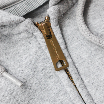 Carhartt Logo Patch Zip-Up Hoodie - 2000s (L)