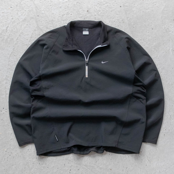 Nike Mini Swoosh 1/4 Zip Windbreaker Jacket - 2000s (XL)