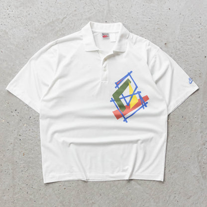 Nike Tennis Abstract Polo Shirt – 90s (M)