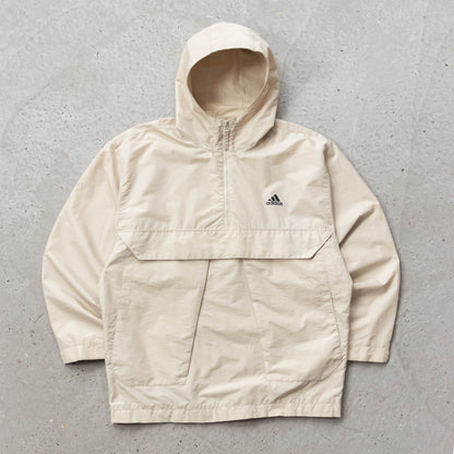 Adidas 1/4 Zip Anorak Windbreaker Jacket - 90s (L)