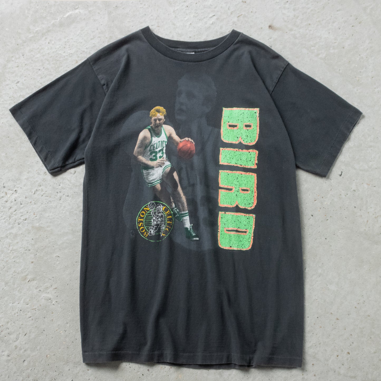 Vintage 1990 Larry Bird Boston Celtics NBA Tee - L