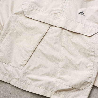 Adidas 1/4 Zip Anorak Windbreaker Jacket - 90s (L)