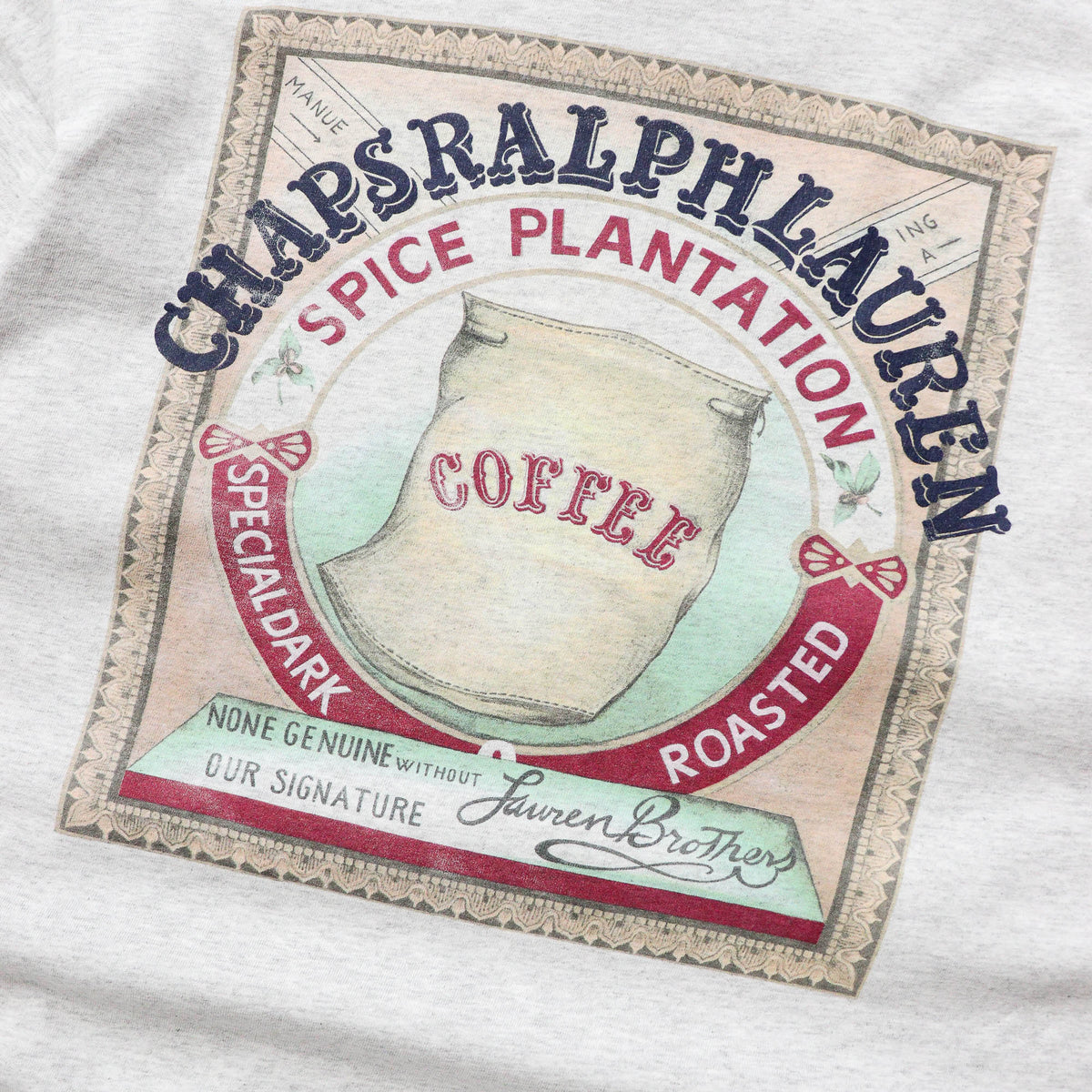 Chaps Ralph Lauren Spice Plantation Tee - 90s (L)
