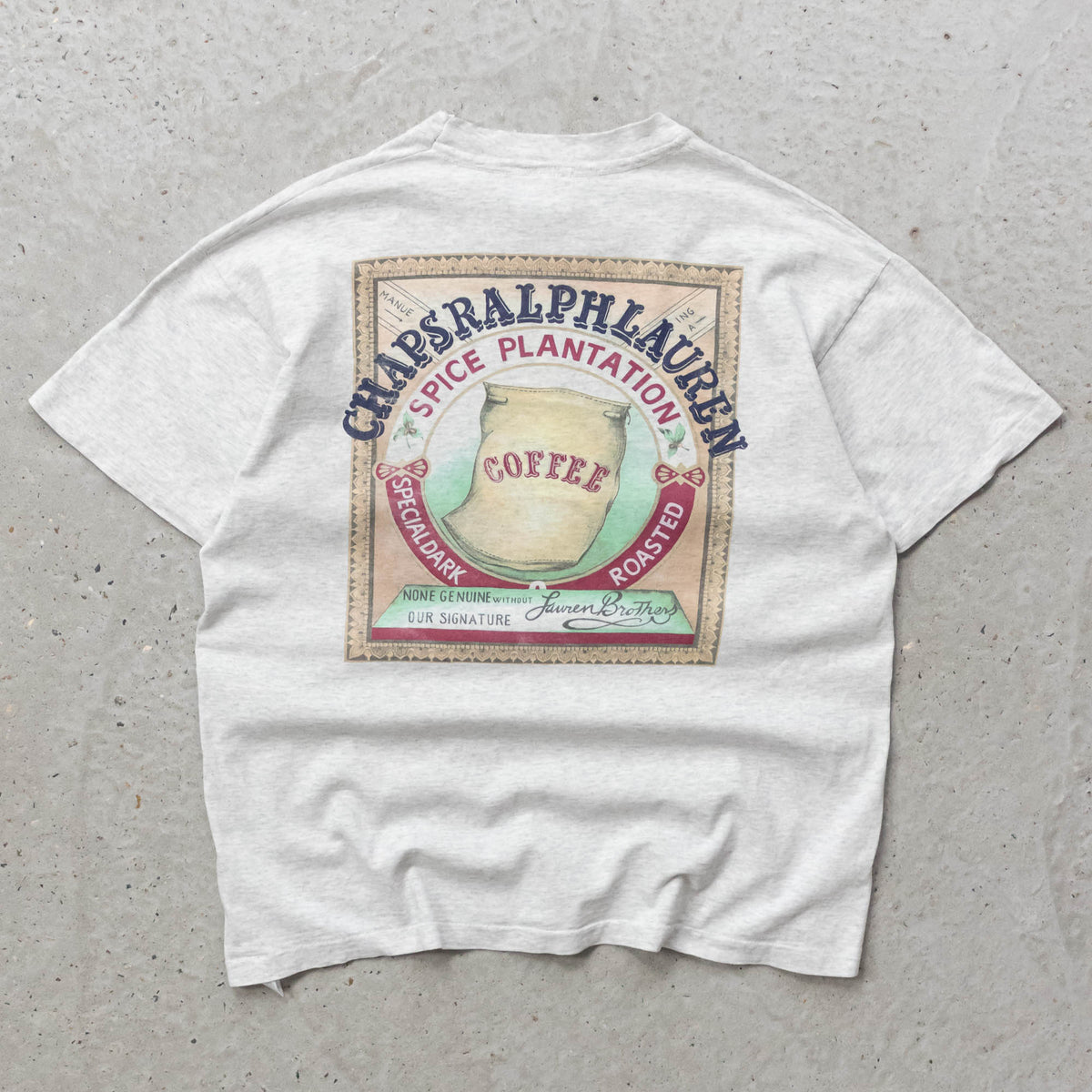 Chaps Ralph Lauren Spice Plantation Tee - 90s (L)