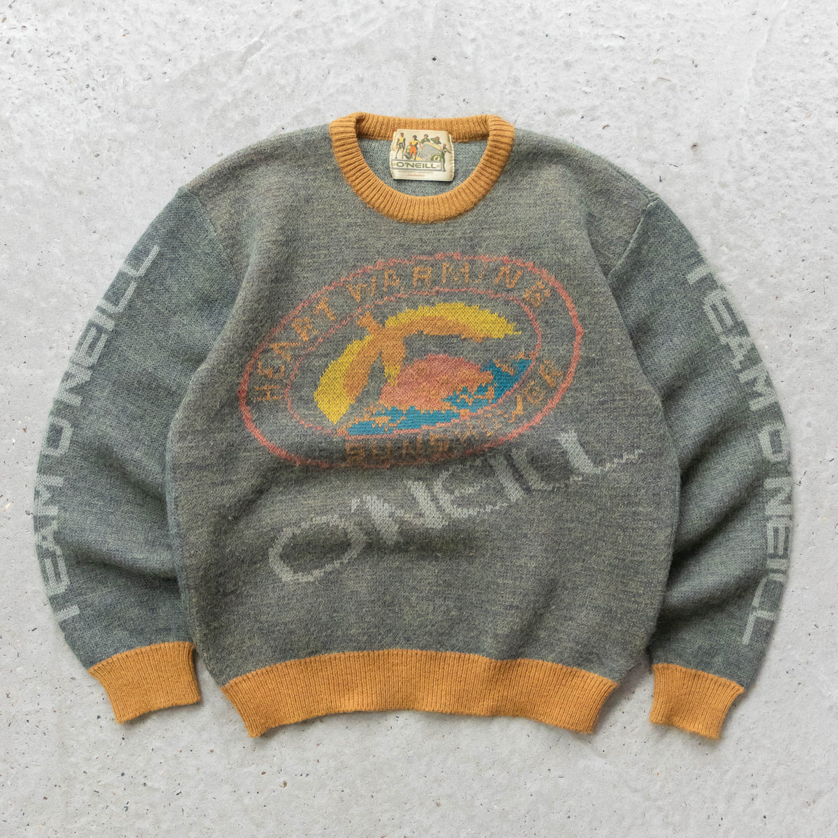 O'Neill O'Neill Heart Warming Sunshower Knit Sweater – 80s (S)