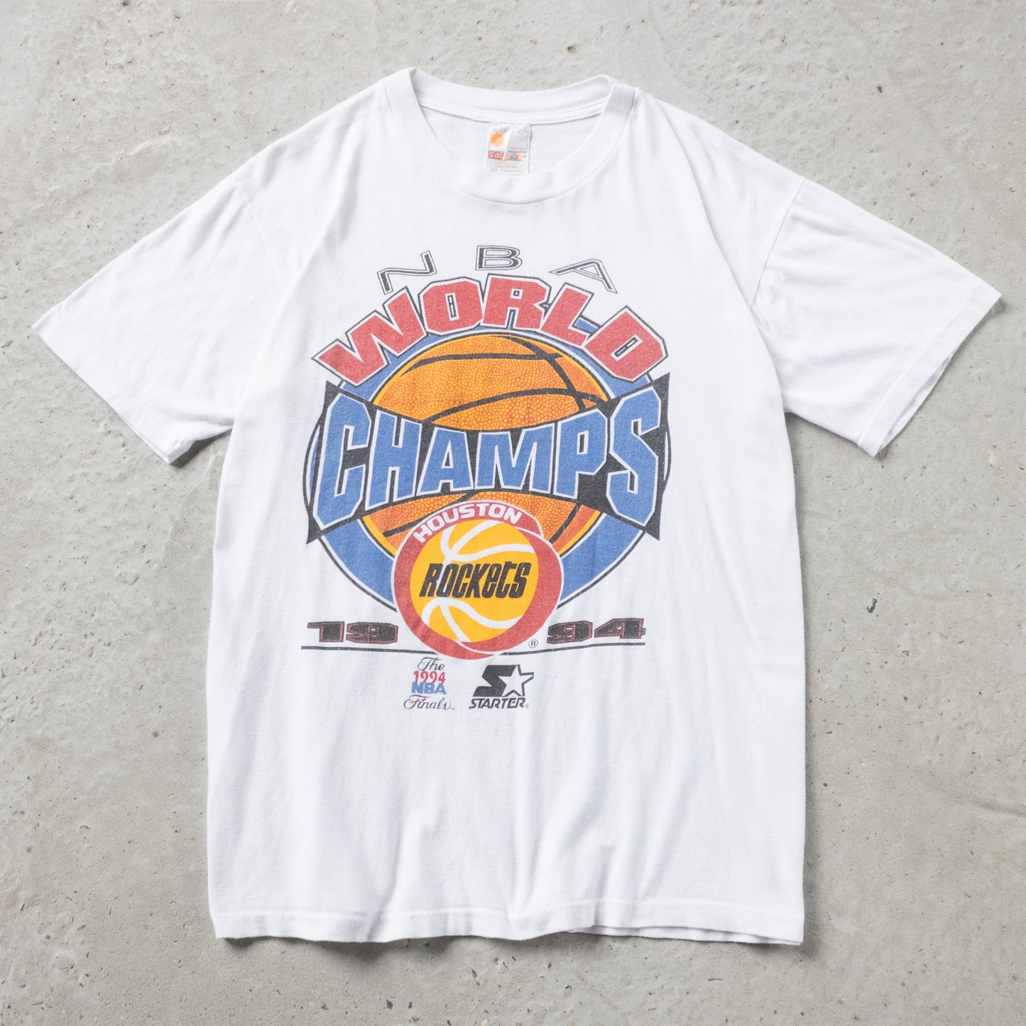 Vintage 1994 Houston Rockets NBA Champions Tee - L