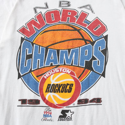 Vintage 1994 Houston Rockets NBA Champions Tee - L