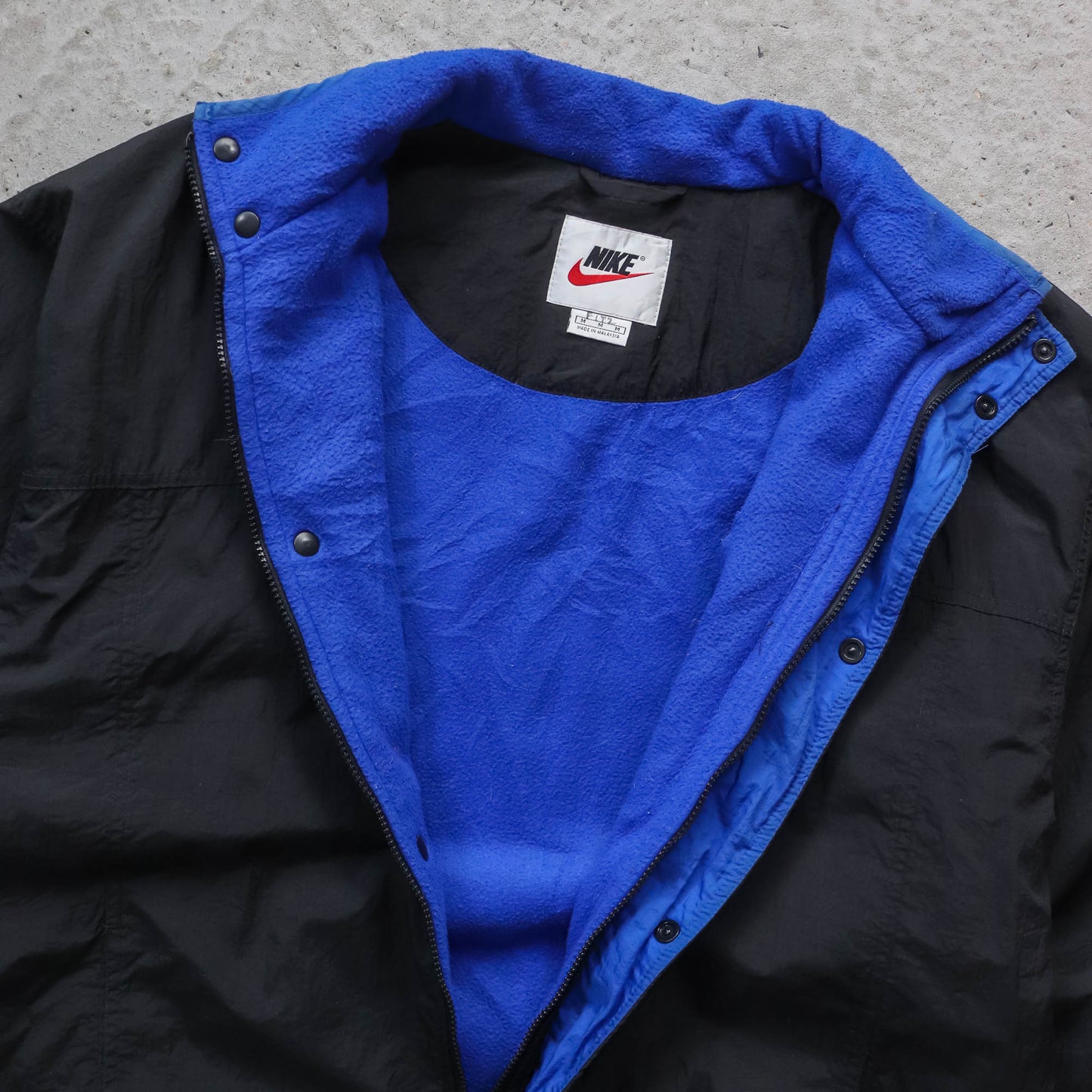 Nike Spellout Fleece Lined Jacket - 90s (M)