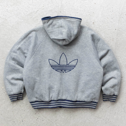 Adidas Big Logo Reversible Hooded Jacket - 90s (L)