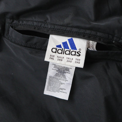 Adidas Big Logo Reversible Hooded Jacket - 90s (XL)