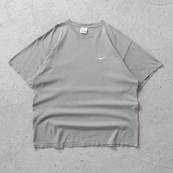 Vintage 90s Nike Mini Swoosh Sage Tee - XL
