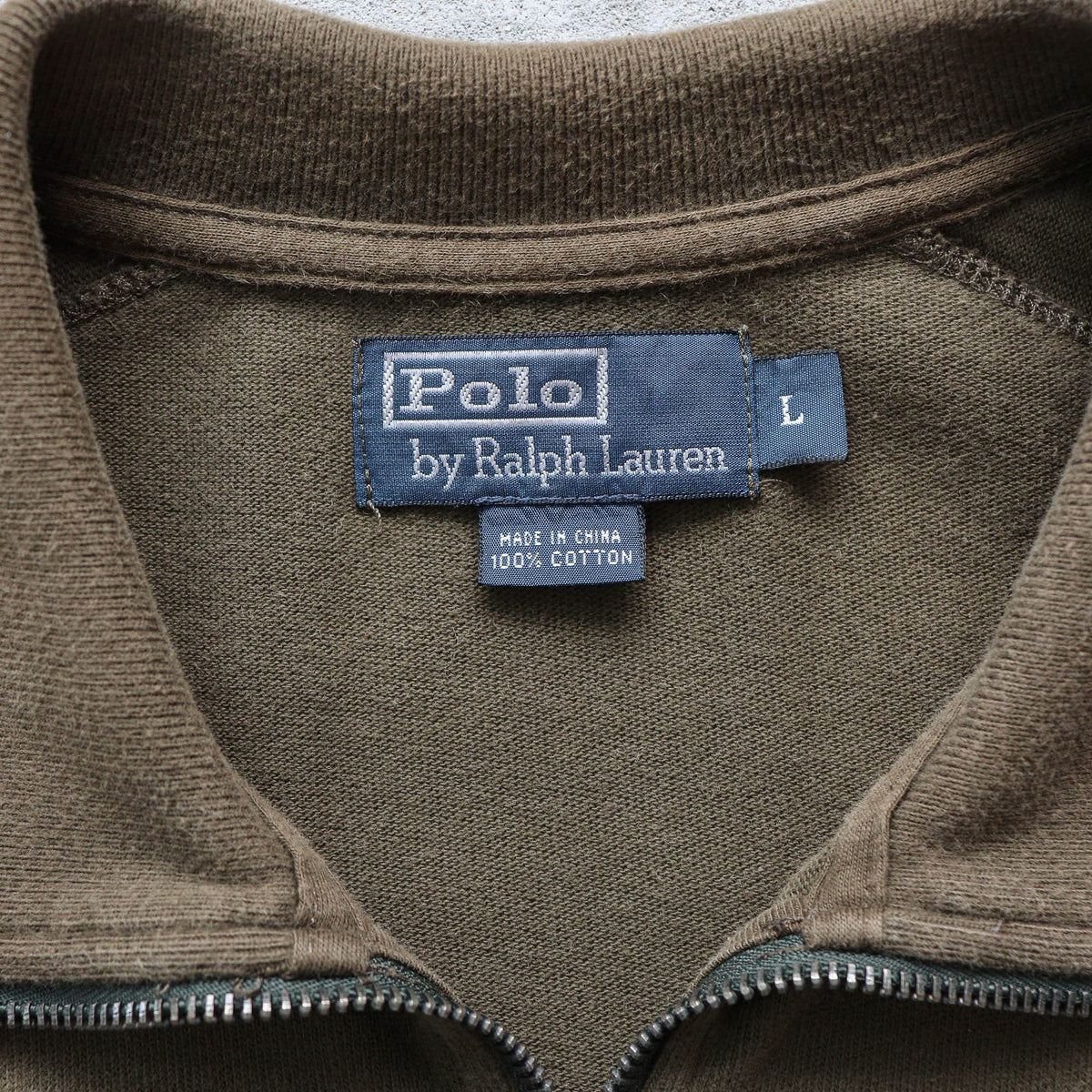 Polo Ralph Lauren Zip-Up Sweatshirt – 2000s (L)