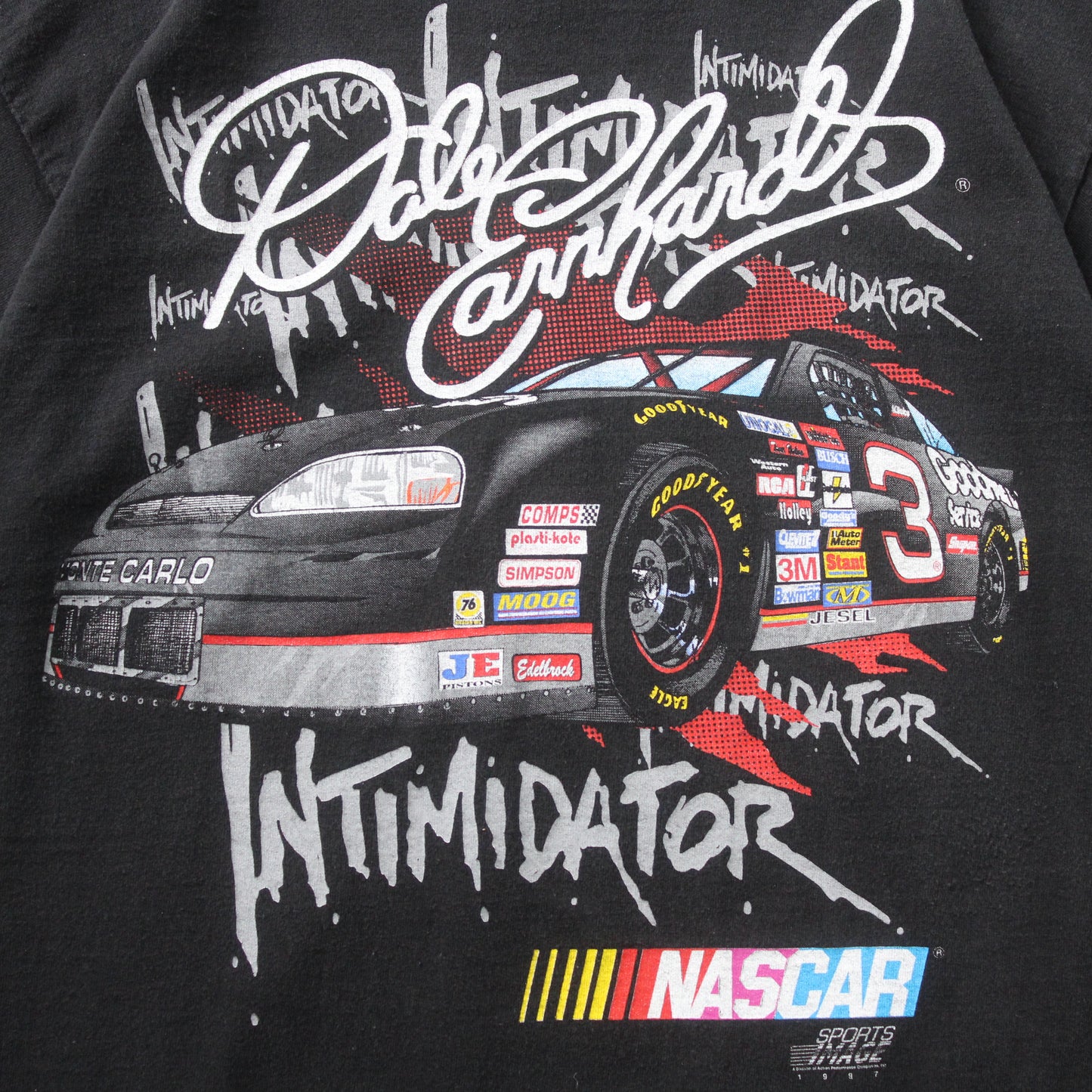 Vintage 1997 Dale Earnhardt Intimidator NASCAR Tee - L